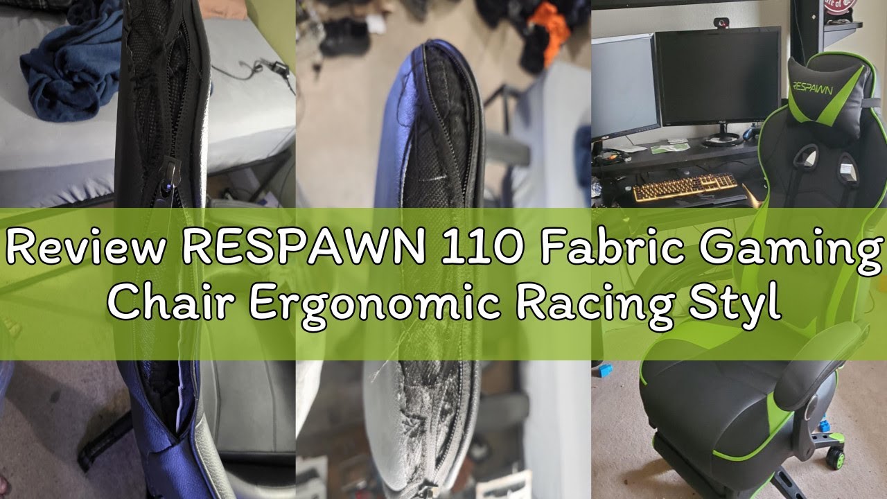 Review RESPAWN 110 Fabric Gaming Chair Ergonomic Racing Style High Back PC Computer Desk Office Chai