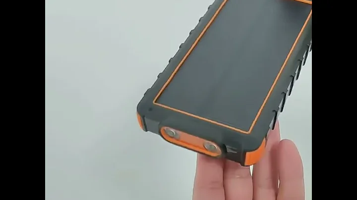 20000mAh Powerbank With Solar Energy Charging Dual Flashlight & Compass Kit