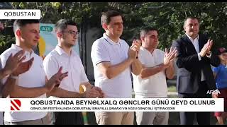 “5 avqust - Beynəlxalq Gənclər Günü”- Qobustan rayonunda “Regional Gənclər Festivalı” keçirildi✅