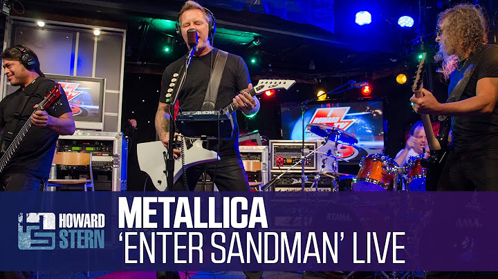 Enter Sandman Studio version - Studio performance video thumbnail