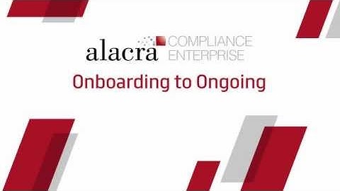 Alacra Compliance Enterprise Fast Demo