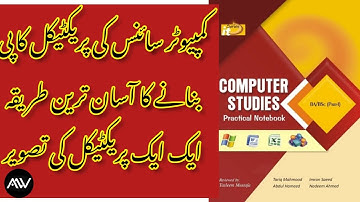 computer science practical notebook for 3rd year BA BSC ADP