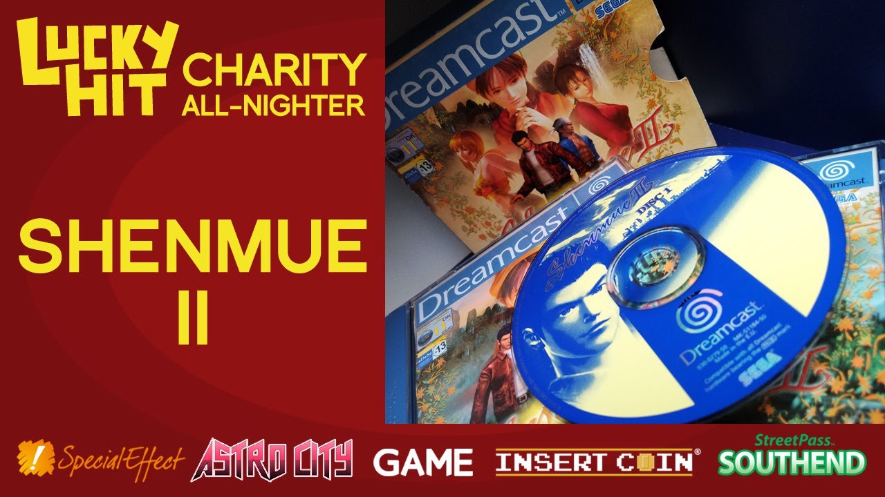 games people play Shenmue II - Lucky Hit Charity All-Nighter