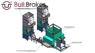 CV Brake Linings Friction Materials Weighing and Bagging Machine