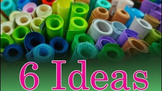 : 6 Ideas Flowers from foamiran DIYSuper Easy How To Make Flowers From Glitter foamiran