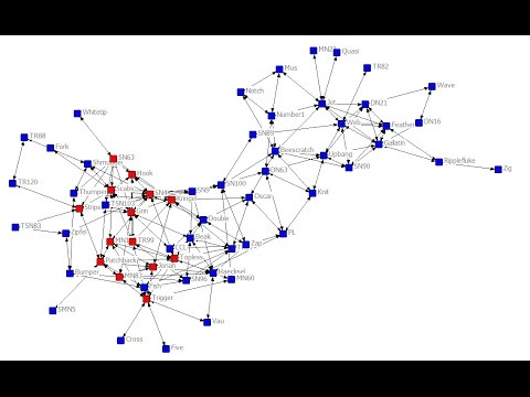 EE: UCINET network metrics and visualising in NETDRAW