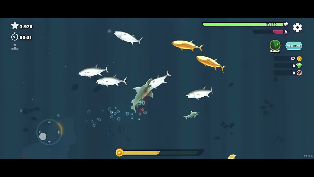 Intentando jugar Hungry Shark evolution 