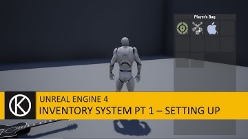 Unreal Engine 4 - Inventory System Part 1 - Setting up