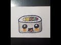 KAWAII РИСУНКИ |  Как нарисовать суши  -  How to draw sushi Как нарисовать милые рисунки