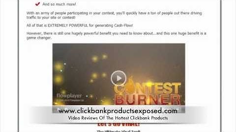 Contest Burner Review | Wordpress Plugin By Bill McIntosh