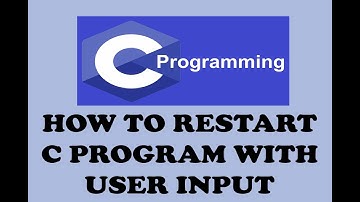 HOW TO RESTART C PROGRAM WITH USER INPUT (URDU / HINDI)