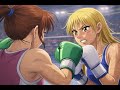 Girl Boxing Anime Hyunji Vs Hyein Anime Girlboxing Boxing 복싱 여자복싱 Sport Knockout Ai