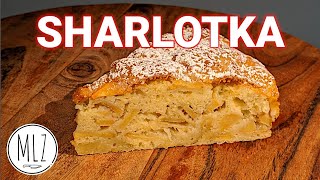 EASY RUSSIAN APPLE CAKE SHARLOTKA RECIPE