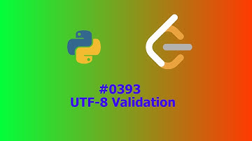 No Sound Leetcode 393: UTF-8 Validation