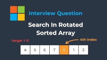 Search In Rotated Sorted Array - Binary Search - LeetCode 33 (Python) - Blind 75