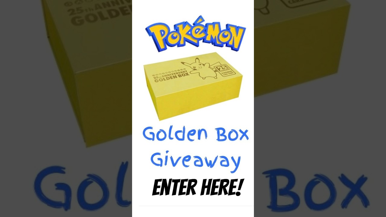 Can you win this Chinese 25th Anniversary Golden Box? #pokemon