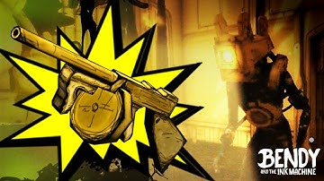 How to Unlock the Tommy Gun & Defeat the Projectionist! (Bendy & the Ink Machine Chapter 3 Secrets)