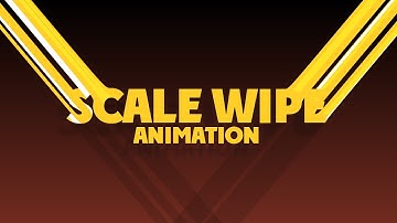 Scale Wipe motion graphics tutorial
