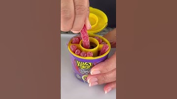 Thumbnail of JUICY DROP GUMMY STIX #shorts #candy #asmr
