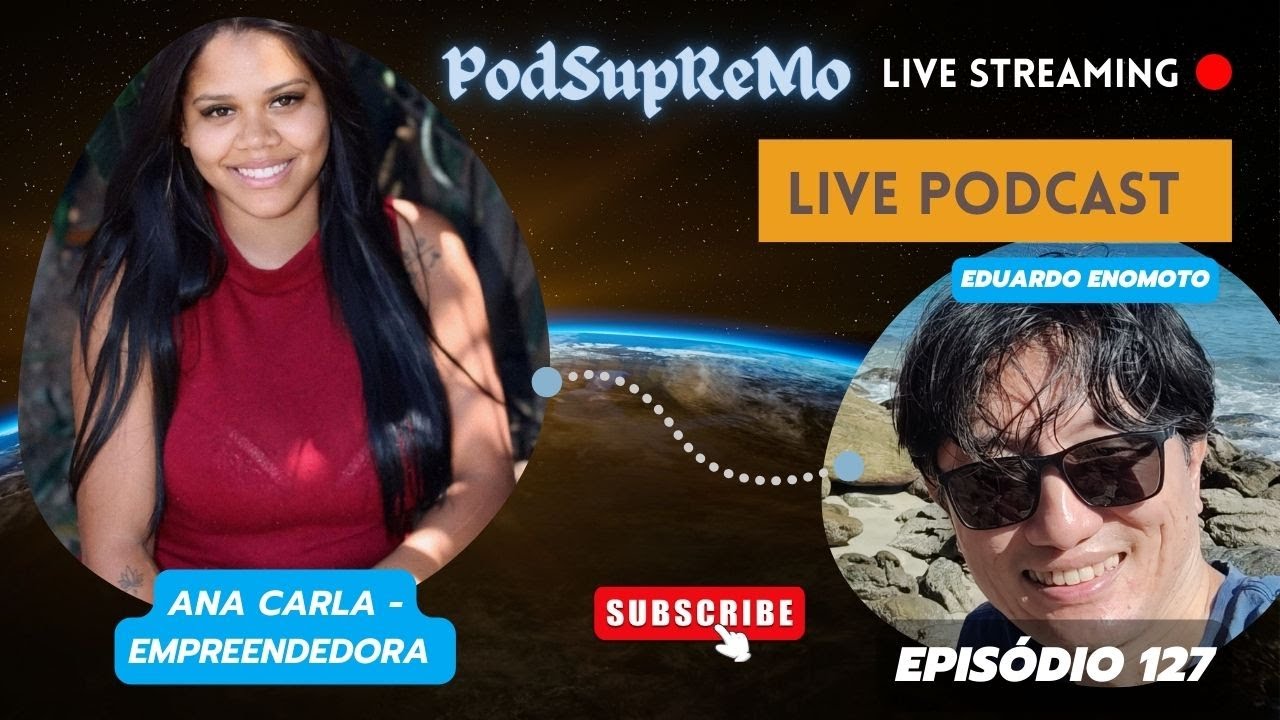 Capa do episódio 127 do PodSupReMo com Ana Carla