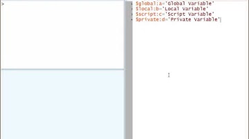 22 Управление областью действия переменных в Windows PowerShell 2 0