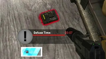 CS Global Offensive last second 1 HP 1v2 clutch