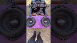 Lil Bear 🐻 Keeps That #sundownaudio #subwoofer #flex On Em! #bass