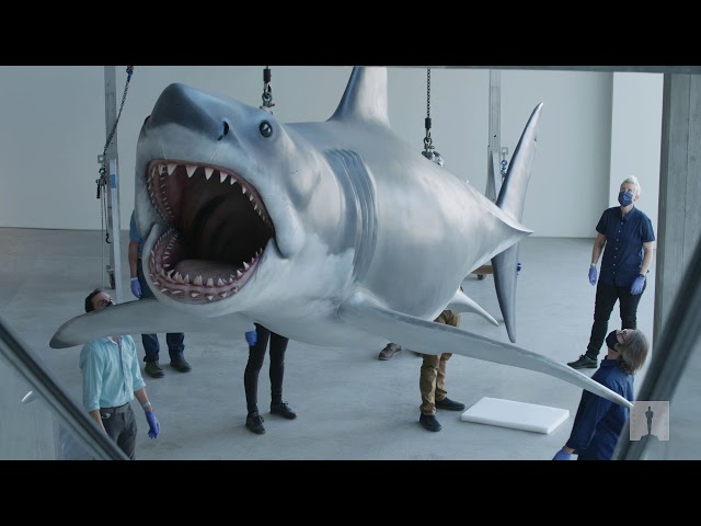 Installing Bruce the Shark | Academy Museum - YouTube