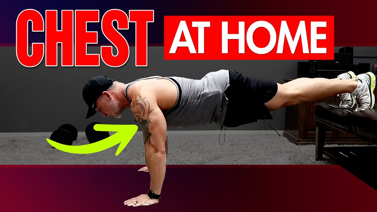 BEST At Home Chest Workout Using Nothing But Dumbbells! - YouTube