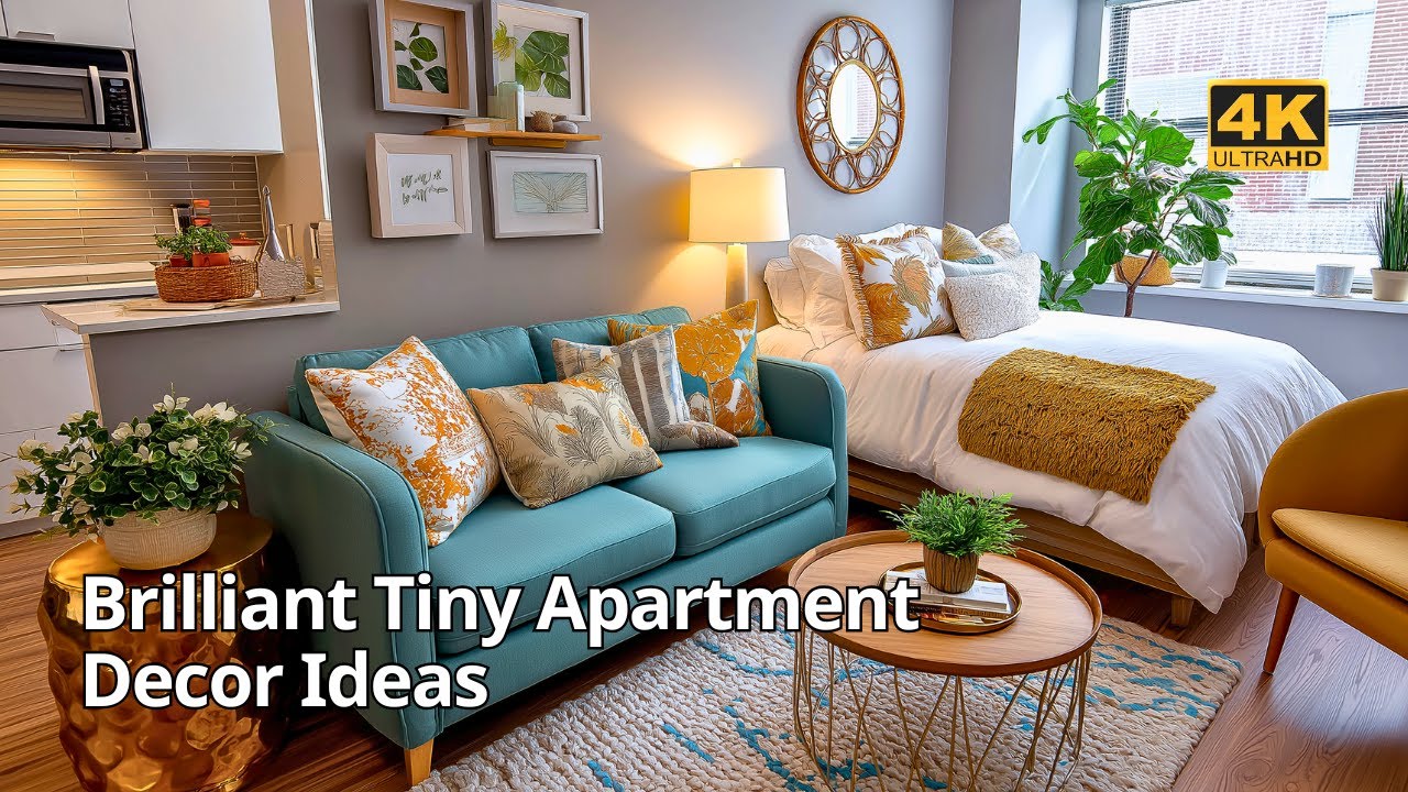 Блестящие идеи для крошечных квартир, обеспечивающие функциональное минималистское проживание.