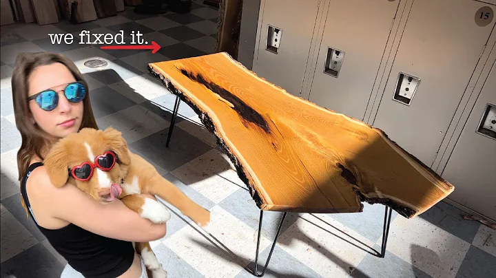 How to Make a Live Edge Slab Coffee Table (from ANY slab, even the WORST one)