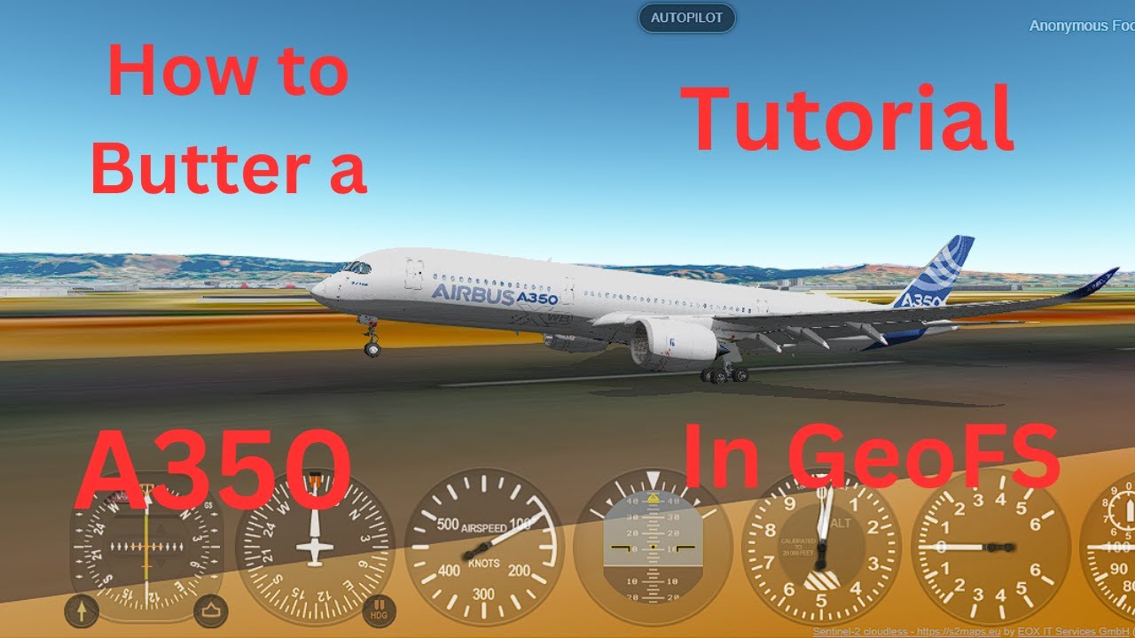 How to butter An A350(GeoFS) - YouTube