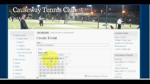 Add a Calendar Event