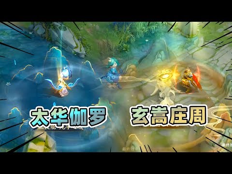 旬猫：鼠年限定五岳皮肤实战曝光，太华伽罗完胜玄嵩庄周