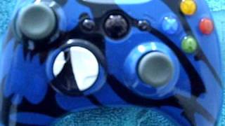 xbox 360 custom tribal skull controller