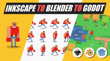 2D Animation & Art to a Game — Full Export Workflow (Inkscape → Blender → Godot)