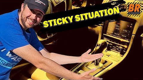 STICKY BUTTONS Porsche Boxster, Cayman, 911 - EASY FIX!