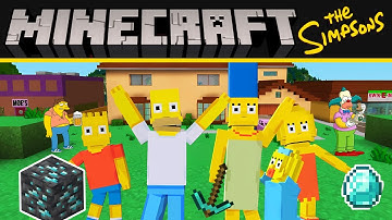 I PLAYED THE SIMPSONS HIT & RUN IN MINECRAFT - HERES WHAT HAPPENED!