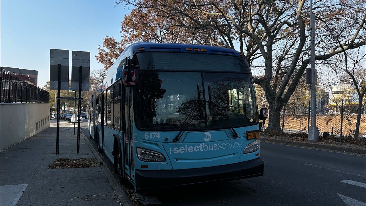 Onboard 2019 New Flyer XD60 #6174 on the B44-SBS to Sheepshead Bay ...