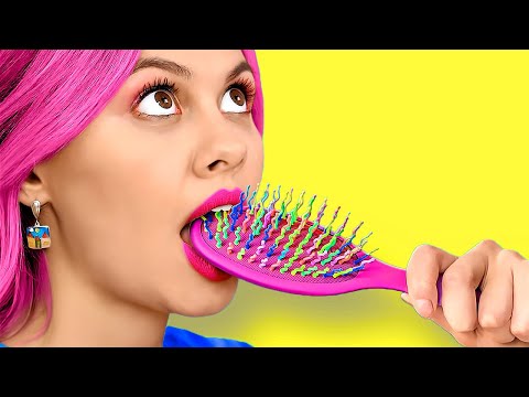 YUMMY FOODS YOU NEED TO TRY! || Funny Food Challenges by 123 Go! Live