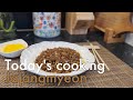 [k food] 스티브백의 환상의 짜장면 black bean noodles.Jajangmyeon(eng. sub)