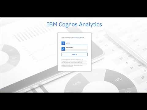 Cognos Analytics with iFrame integrated comment server