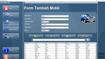 Aplikasi Rental Mobil Berbasis Java - Netbeans 8.2