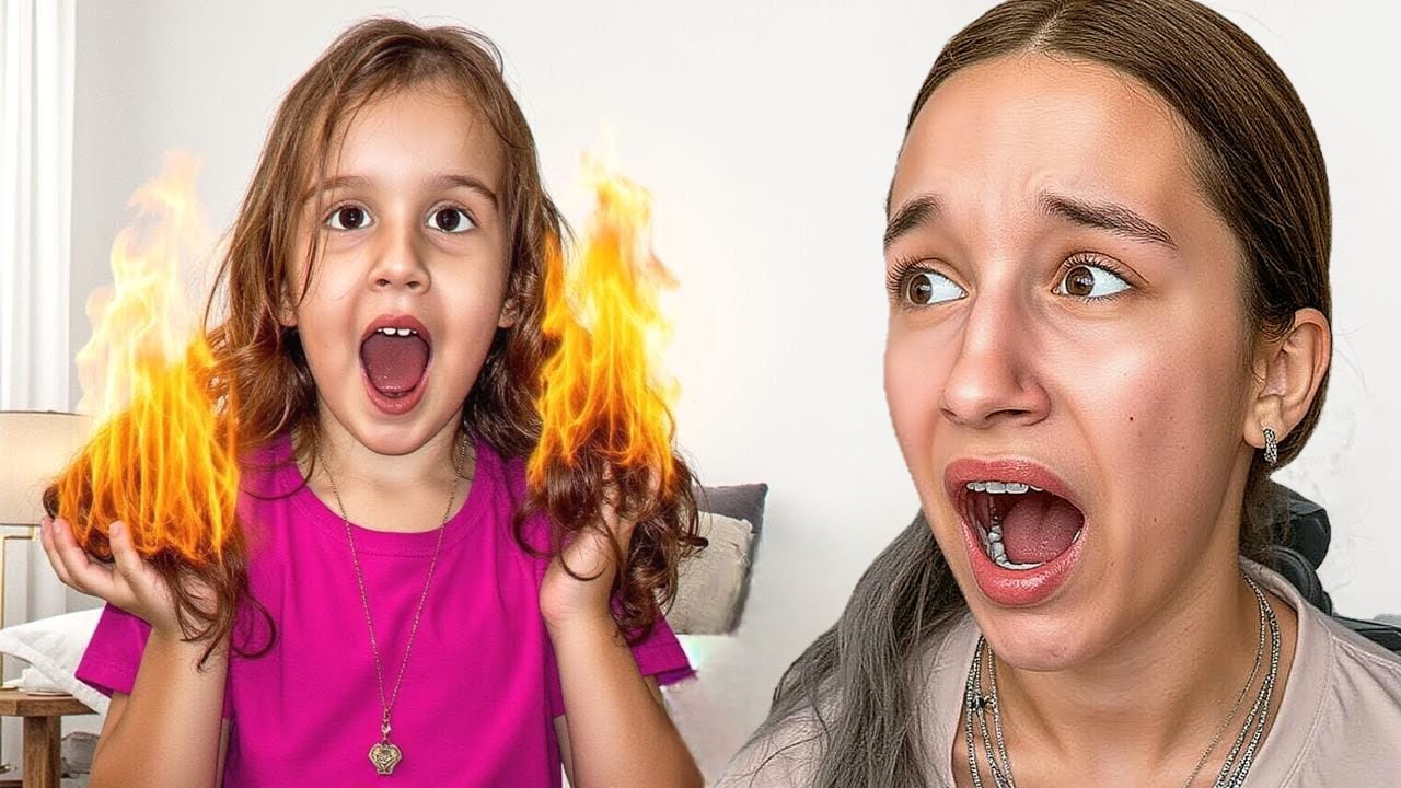 ZAPALILA SI JE KOSU...