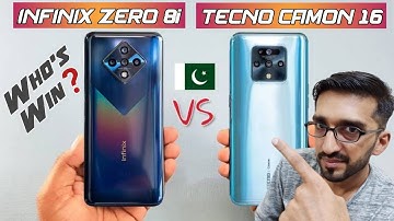 Infinix Zero 8i VS Tecno Camon 16 | Camera Test & Speed Test | Full Comparison | Which One is Best