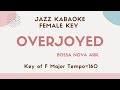 Overjoyed by Stevie Wonder - Bossa Nova Jazz arrangement - Jazzy Sing along KARAOKE - female key