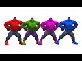 Learn Colors With Five HULK DANCING LEARN COLORS for KID