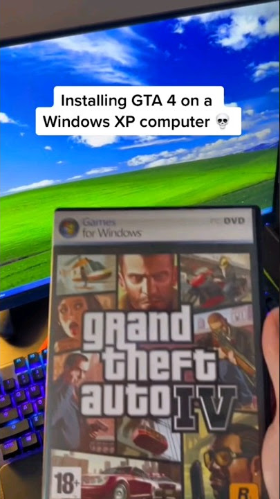 Gta 4 on win xp computer #shorts #technology #gta4 #videogames