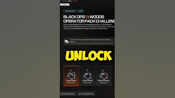 How To Unlock Woods Operator Skin 😱 #warzone  #rebirthisland  #shorts