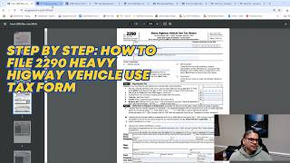 How to File IRS 2290 HVUT Step by Step Tutorial
